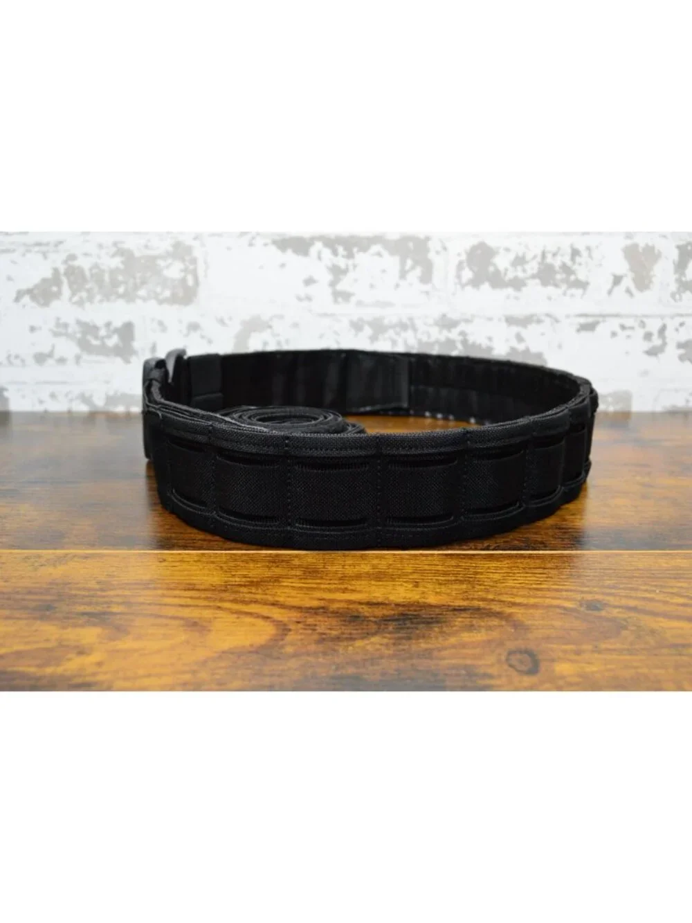 Tactical Black MOLLE Duty Belt With Quick-Release Buckle - Adjustable Fit